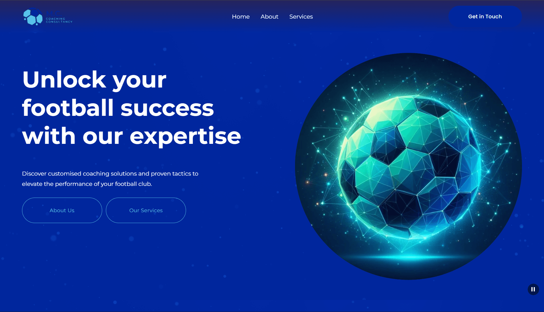 MC Coaching Consultancy website screenshot